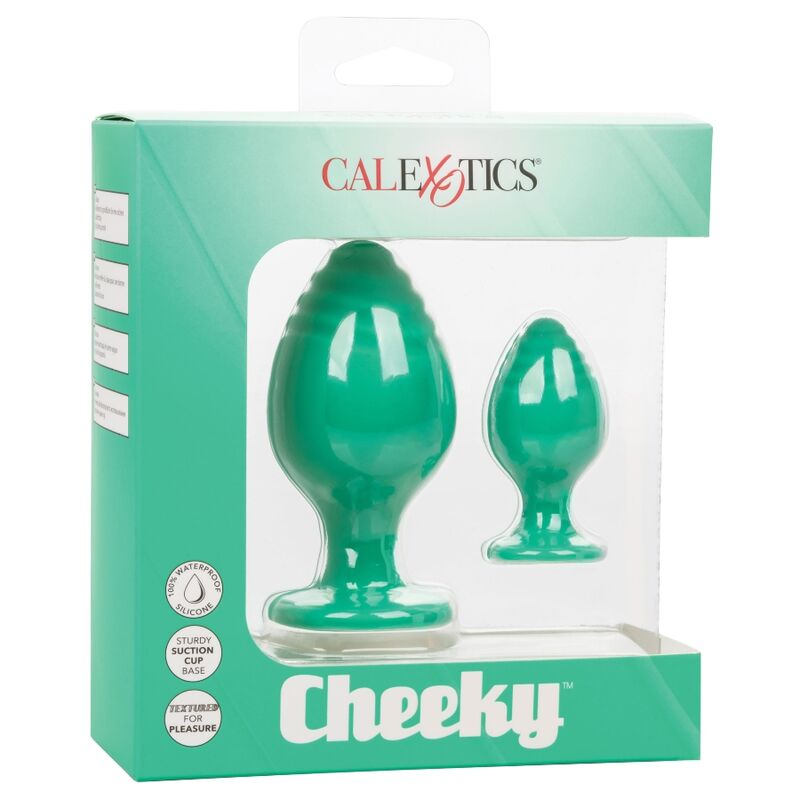 CALEXOTICS CONUNTO PLUG CHEEKY VERDE