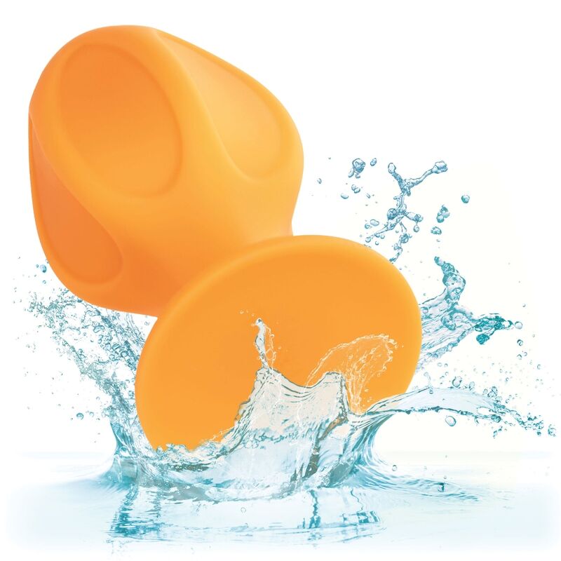 CALEXOTICS CONJUNTO PLUG CHEEKY LARANJA
