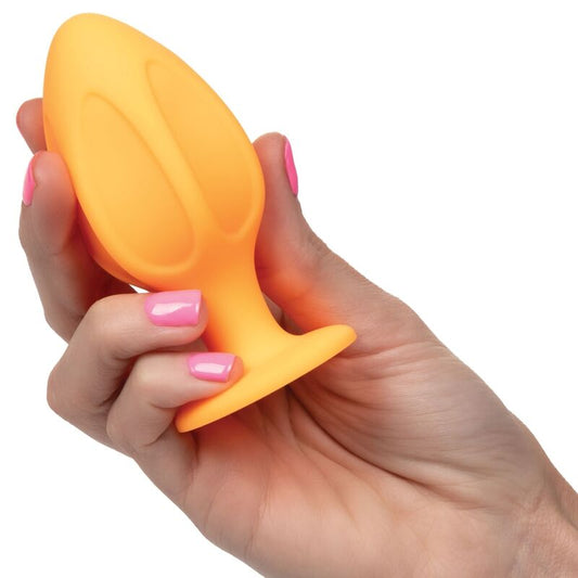 CALEXOTICS CONJUNTO PLUG CHEEKY LARANJA