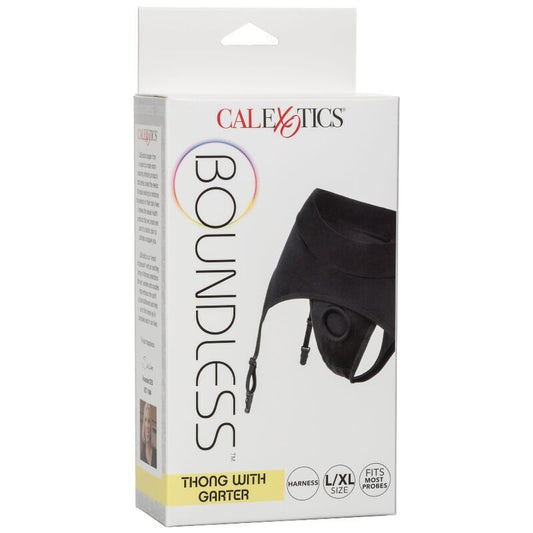 CALEXOTICS ARNÊS BOUNDLESS TANGA COM LIGA L/XL