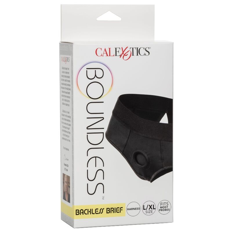 CALEXOTICS ARNÊS BOUNDLESS BACKLESS BRIEF L/XL