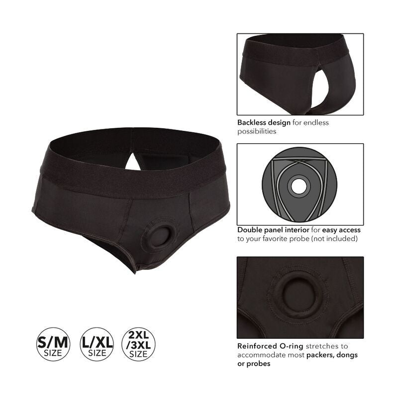 CALEXOTICS ARNÊS BOUNDLESS BACKLESS BRIEF S/M