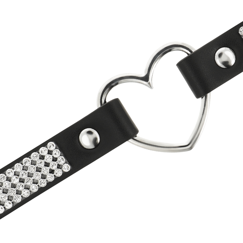 COQUETTE CHIC DESIRE GARGANTILHA DE COURO VEGANO CORAÇÃO