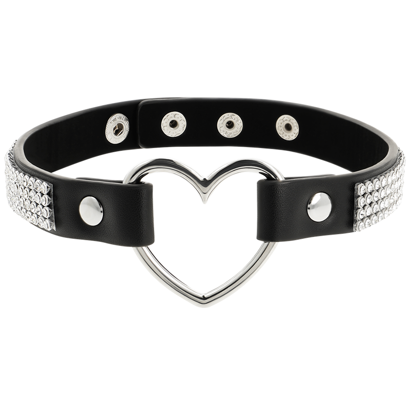 COQUETTE CHIC DESIRE GARGANTILHA DE COURO VEGANO CORAÇÃO