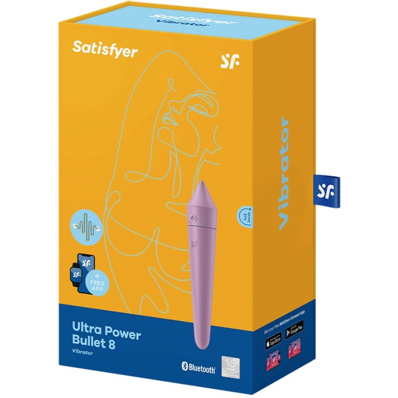 SATISFYER ULTRA POWER BULLET 8 LILÁS