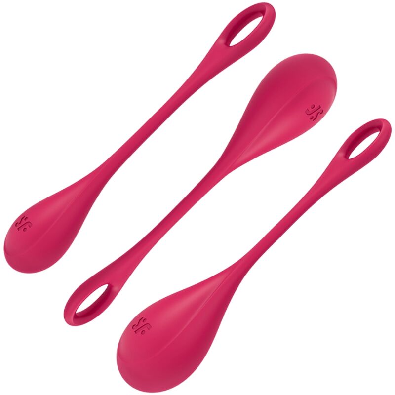 SATISFYER CONJUNTO YONI POWER 1 VERMELHO