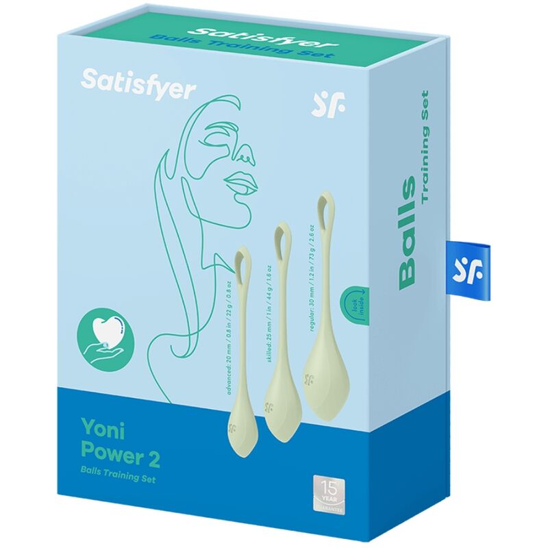 SATISFYER CONJUNTO YONI POWER 2 VERDE