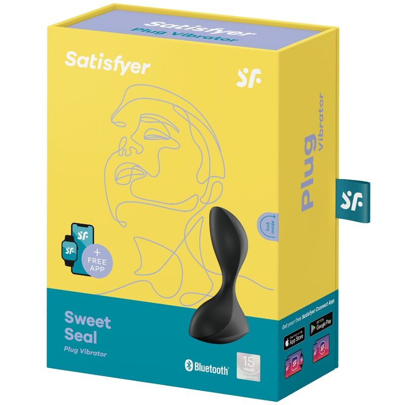 SATISFYER SWEET SEAL PRETO + APP