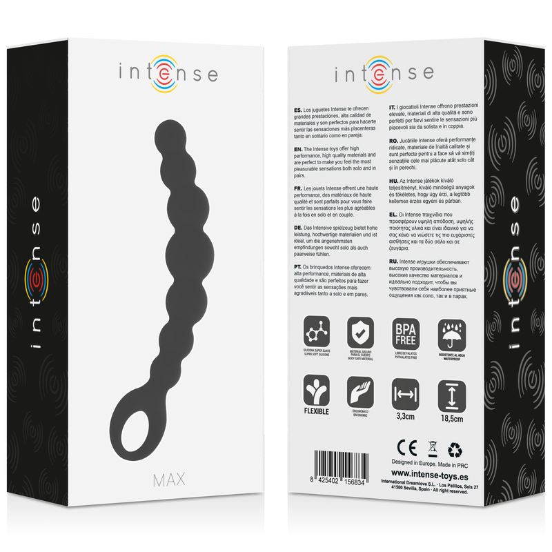 INTENSE ANAL BEADS MAX PRETO