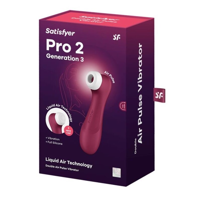 SATISFYER PRO 2 GERAÇÃO 3 LIQUID AIR TECHNOLOGY