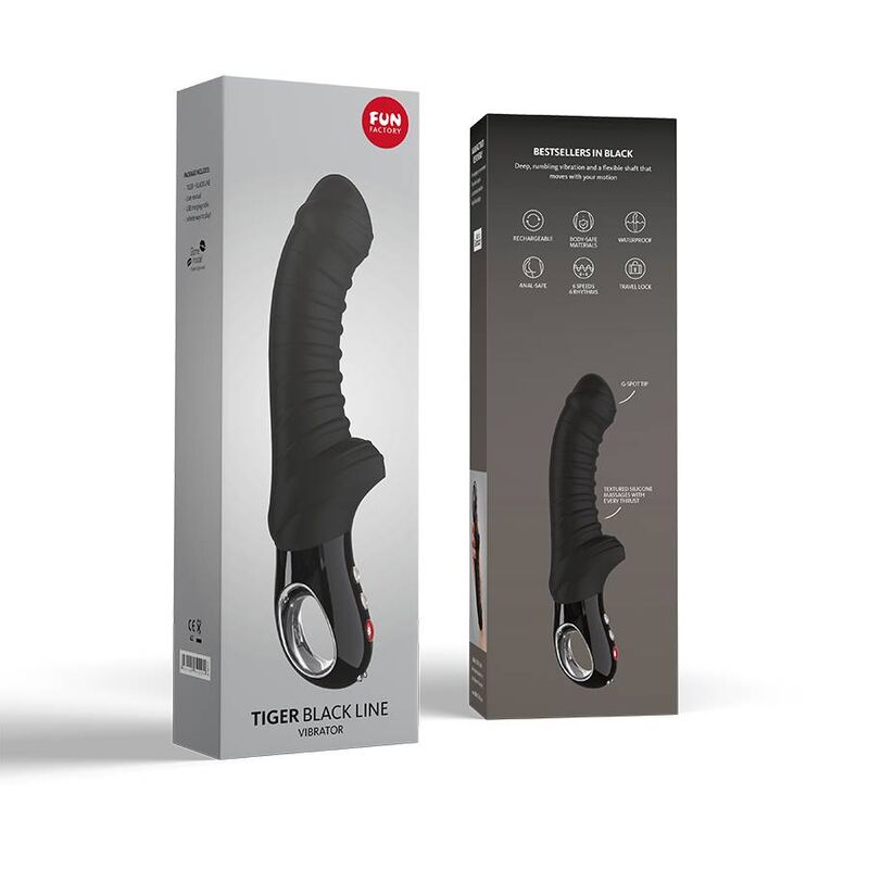FUN FACTORY VIBRADOR TIGER PRETO