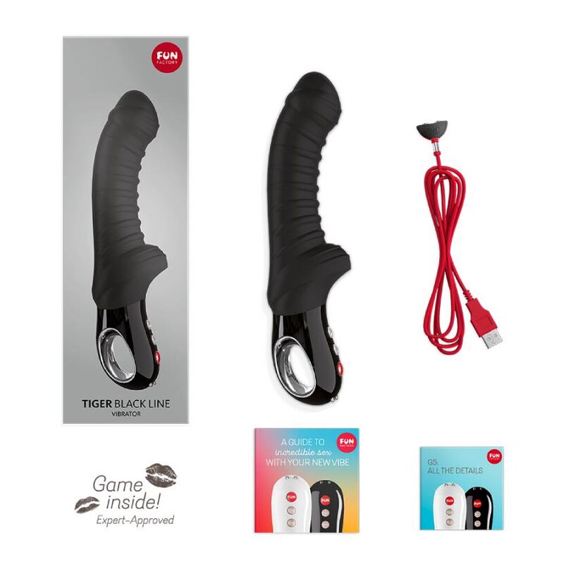 FUN FACTORY VIBRADOR TIGER PRETO