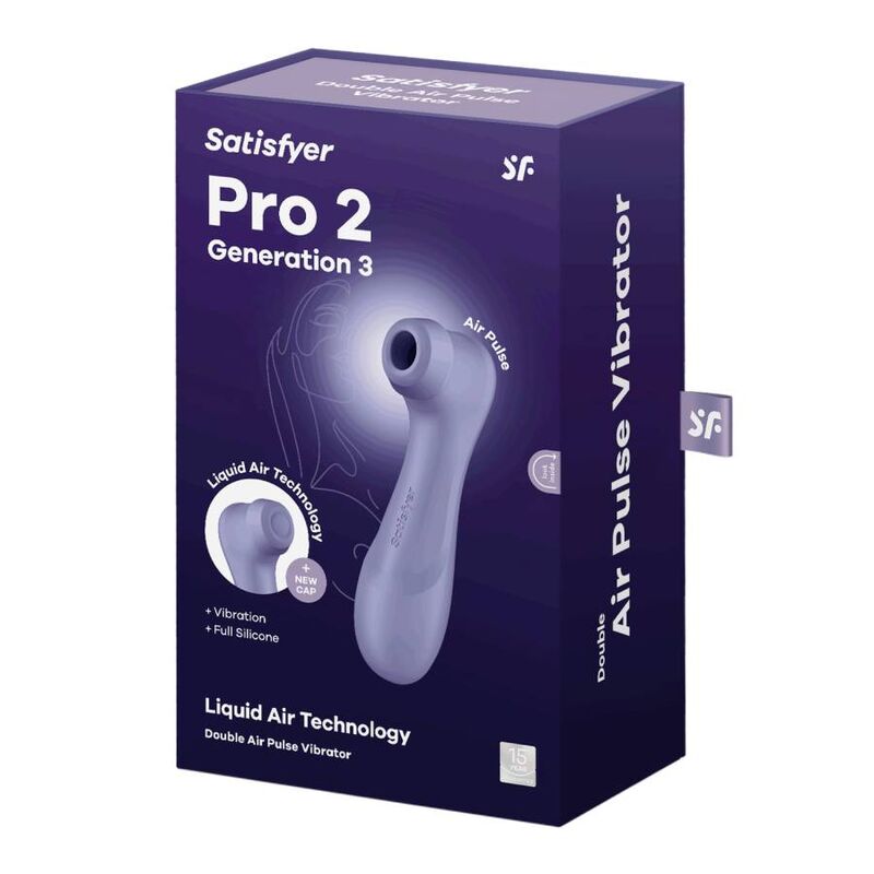 SATISFYER PRO 2 GERAÇÃO 3 LIQUID AIR TECHNOLOGY