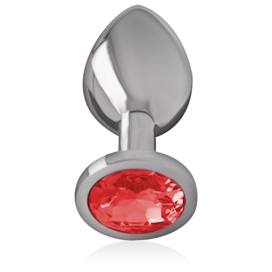 INTENSE PLUG ANAL COM CRISTAL VERMELHO L