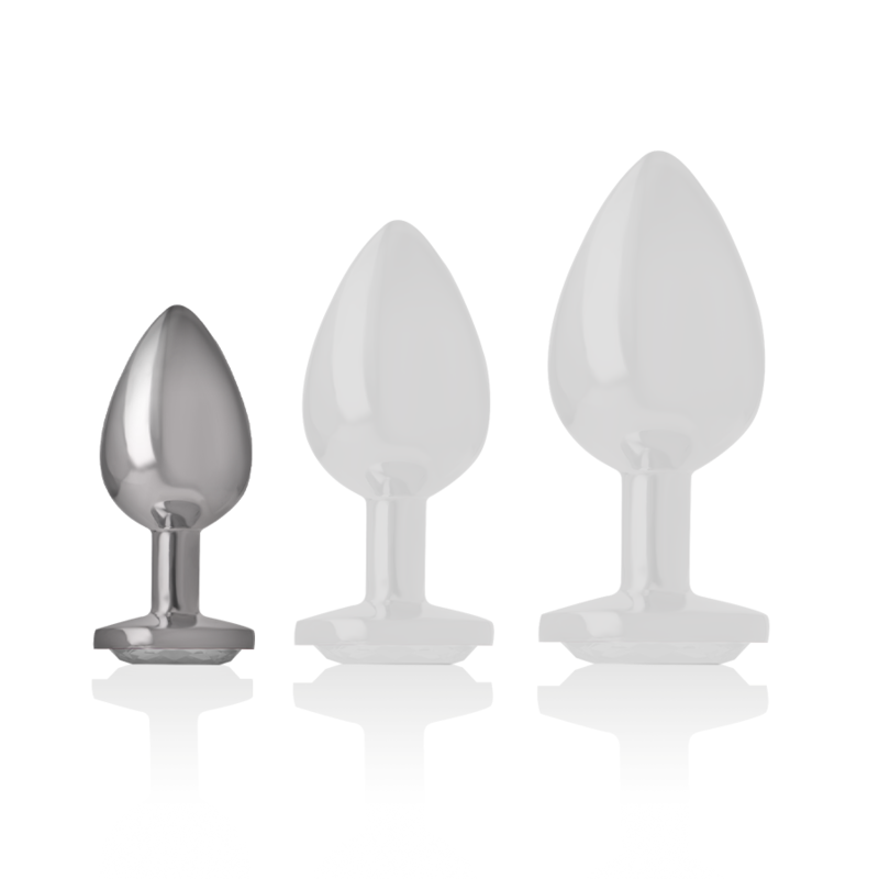 INTENSE PLUG ANAL COM CRISTAL TRANSPARENTE S