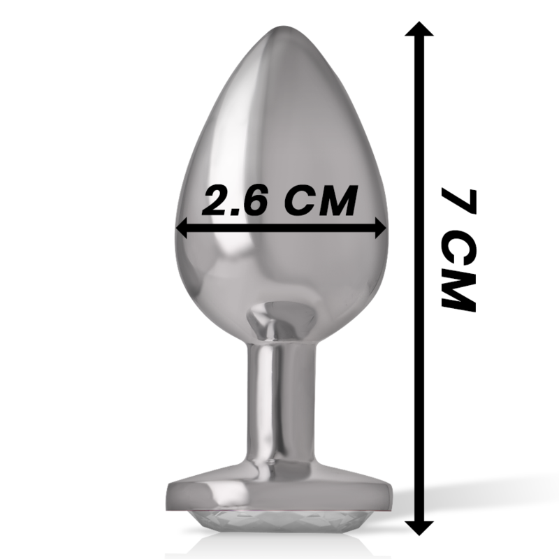 INTENSE PLUG ANAL COM CRISTAL TRANSPARENTE S