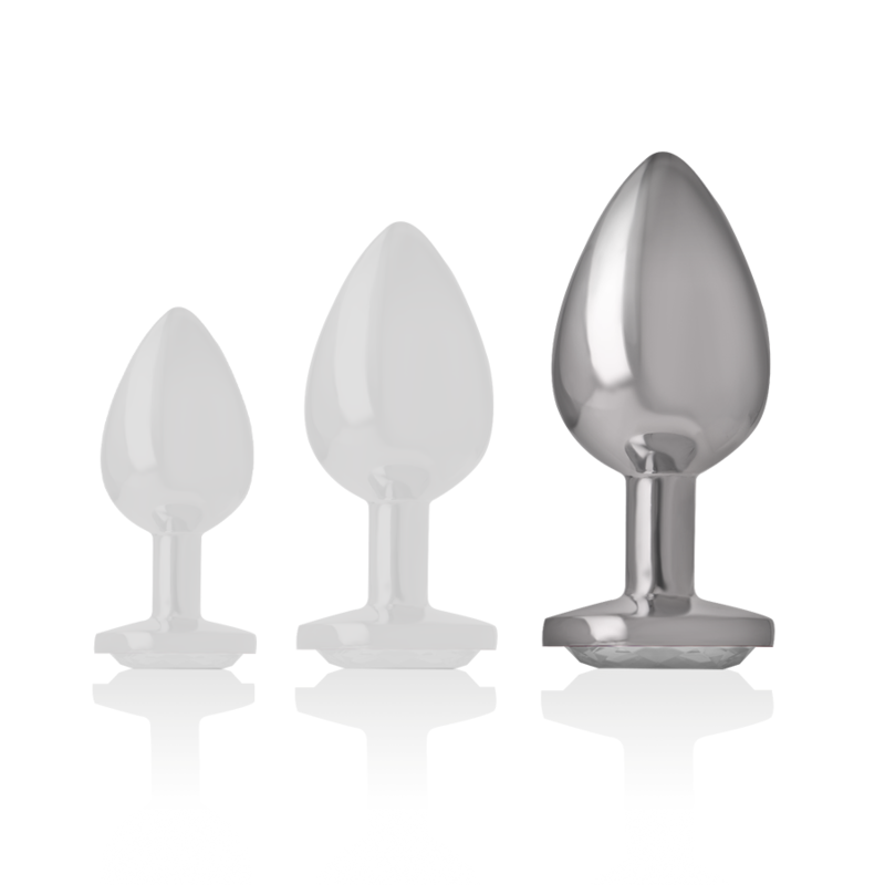 INTENSE PLUG ANAL COM CRISTAL TRANSPARENTE L