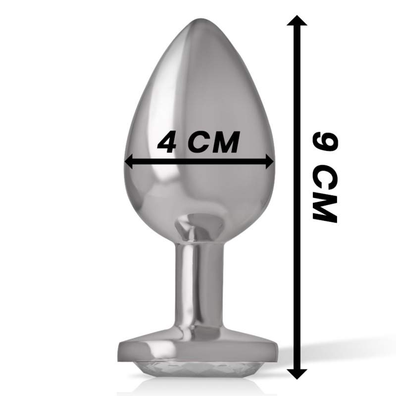 INTENSE PLUG ANAL COM CRISTAL TRANSPARENTE L