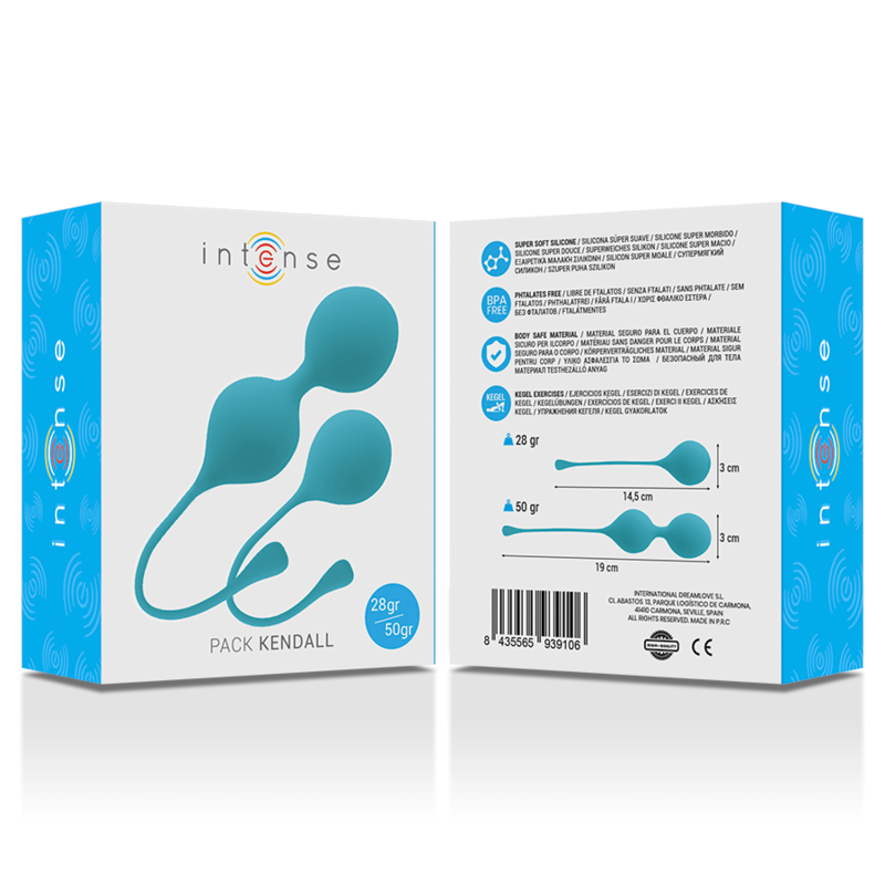 INTENSE PACK BOLAS KEGEL KENDALL AZUL