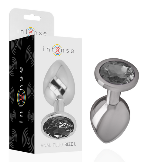 INTENSE PLUG ANAL COM CRISTAL PRETO L