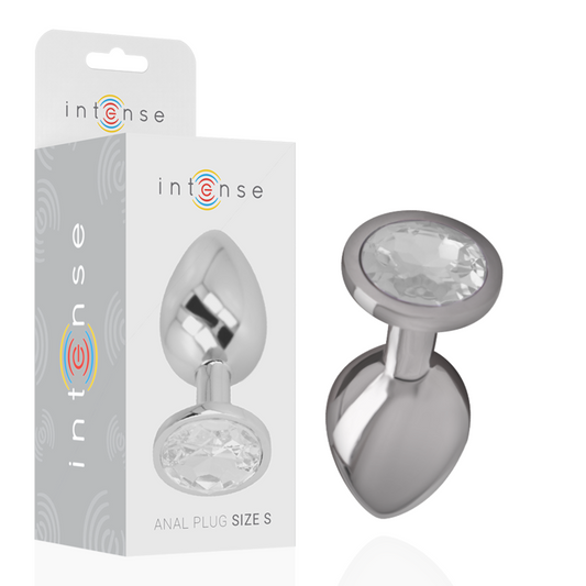 INTENSE PLUG ANAL COM CRISTAL TRANSPARENTE S