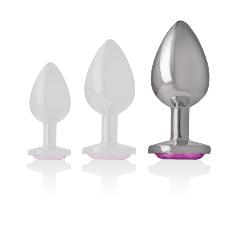 INTENSE PLUG ANAL METALICO CORAÇÃO ROSA L