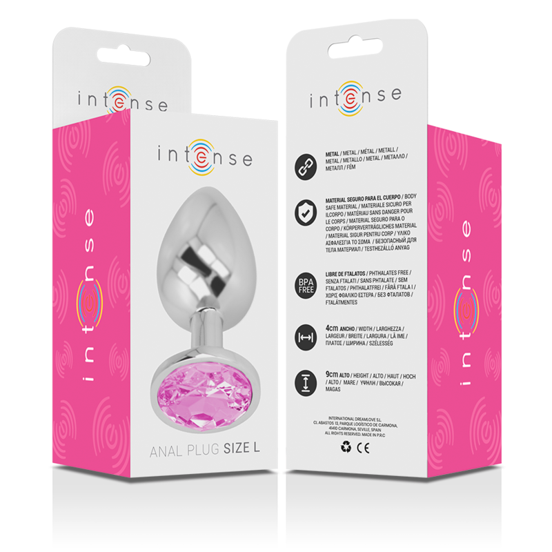 INTENSE PLUG ANAL COM CRISTAL ROSA L