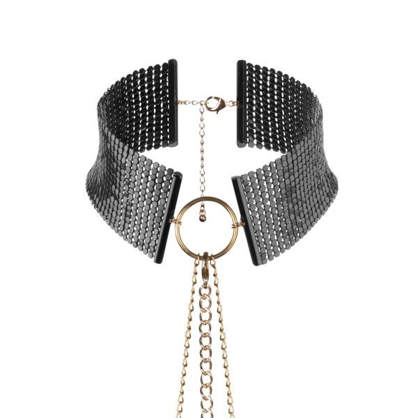 BIJOUX DÉSIR MÉTALLIQUE COLAR METLICO PRETO