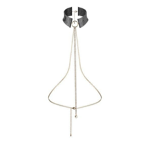 BIJOUX DÉSIR MÉTALLIQUE COLAR METLICO PRETO