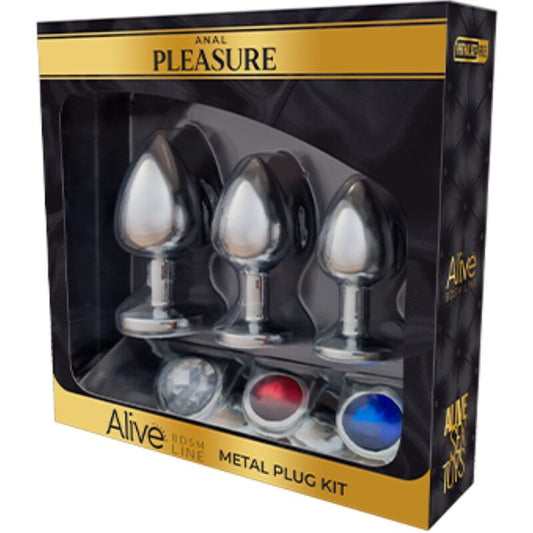 ALIVE KIT 3 PLUGS METAL