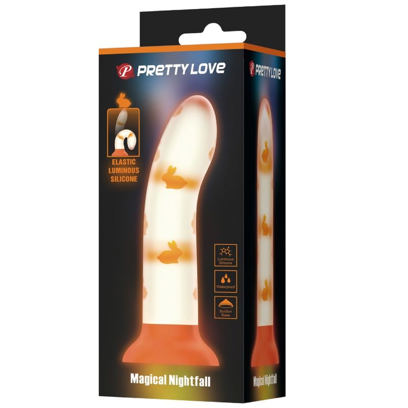 PRETTY LOVE DILDO MÁGICO NIGHTFALL LARANJA