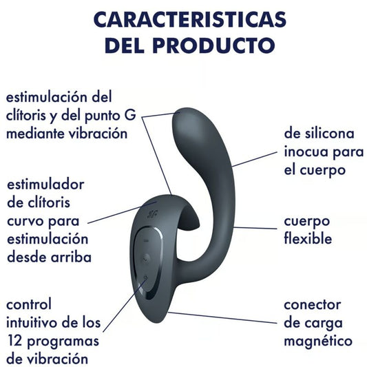 SATISFYER G FOR GODDESS 1 CINZA