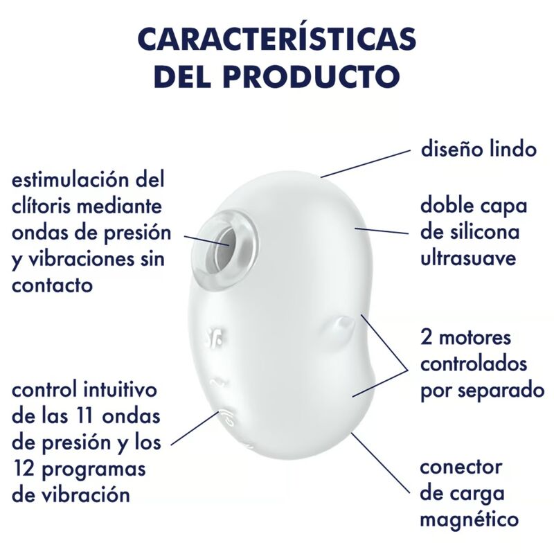 SATISFYER CUTIE GHOST BRANCO