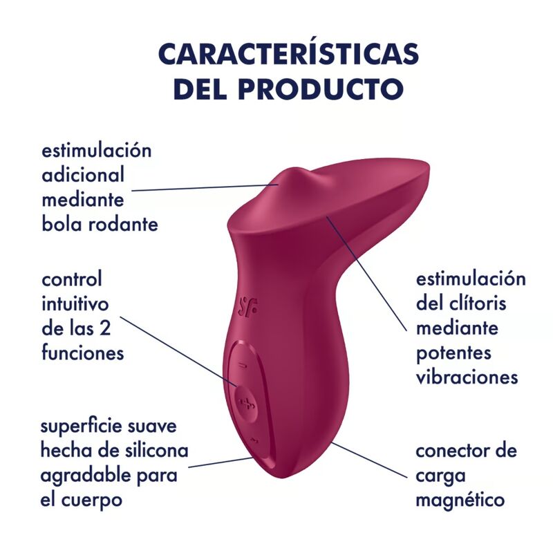 SATISFYER EXCITERRR LAY-ON FÚCSIA