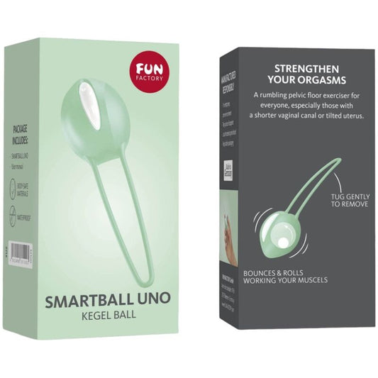 FUN FACTORY SMARTBALL UNO PELVIC BALL BRANCO/PISTACHIO