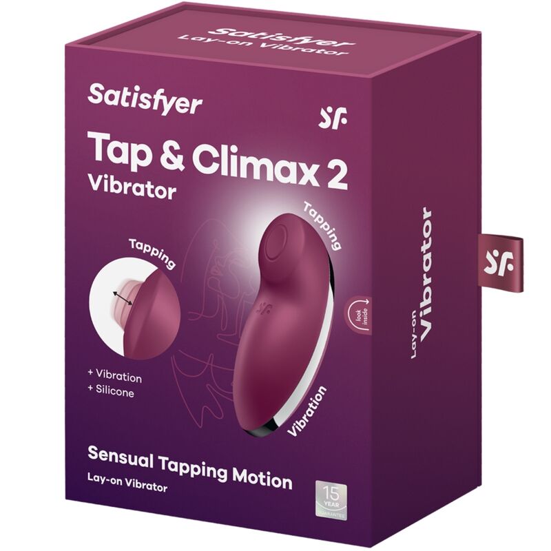 SATISFYER TAP & CLIMAX 2 VERMELHO