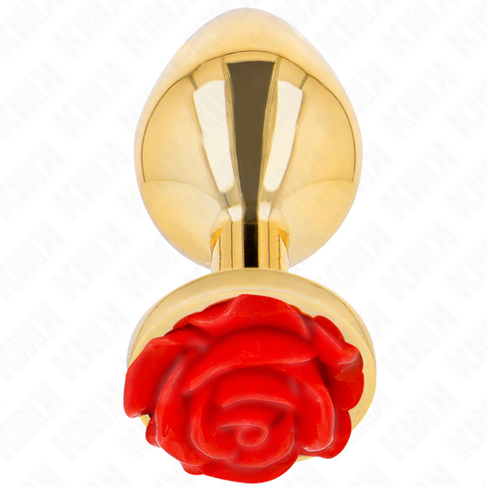 KINK PLUG ANAL OURO ROSA L