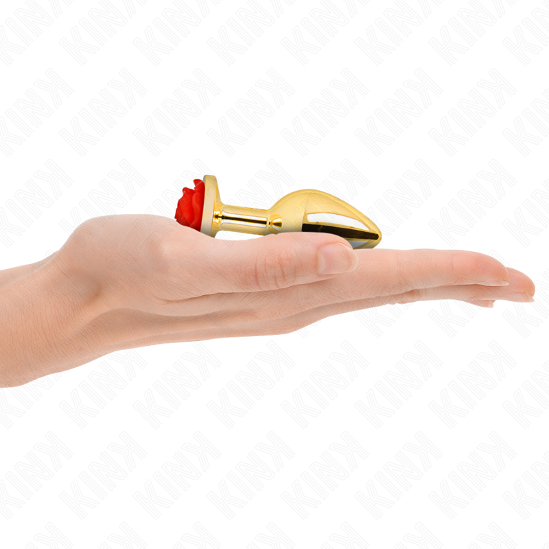 KINK PLUG ANAL OURO ROSA S