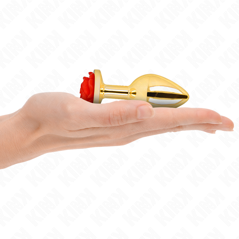 KINK PLUG ANAL OURO ROSA M