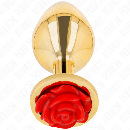 KINK PLUG ANAL OURO ROSA M