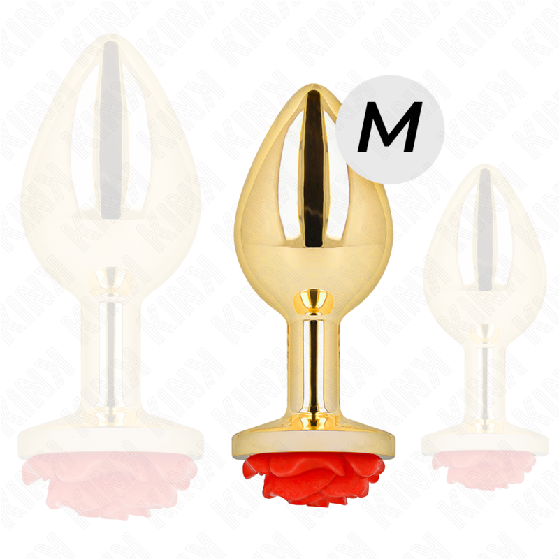 KINK PLUG ANAL OURO ROSA M