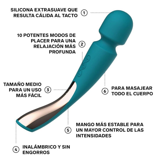 LELO SMART WAND 2 MÉDIO AQUA