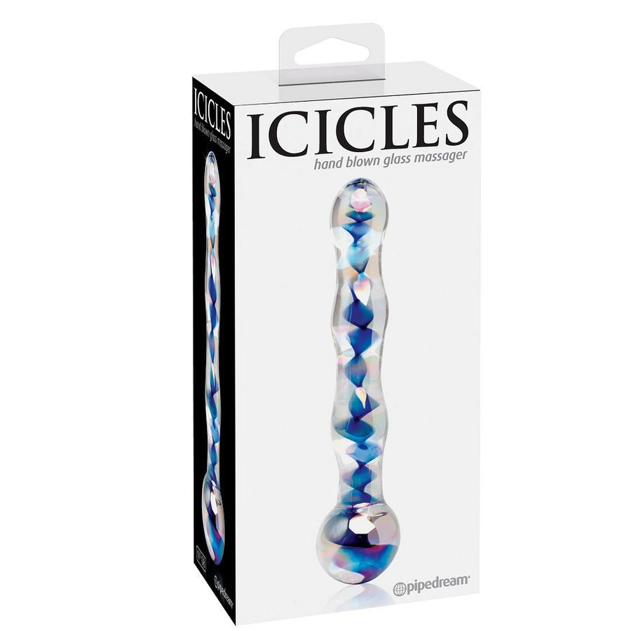 ICICLES DILDO EM VIDRO N. 8