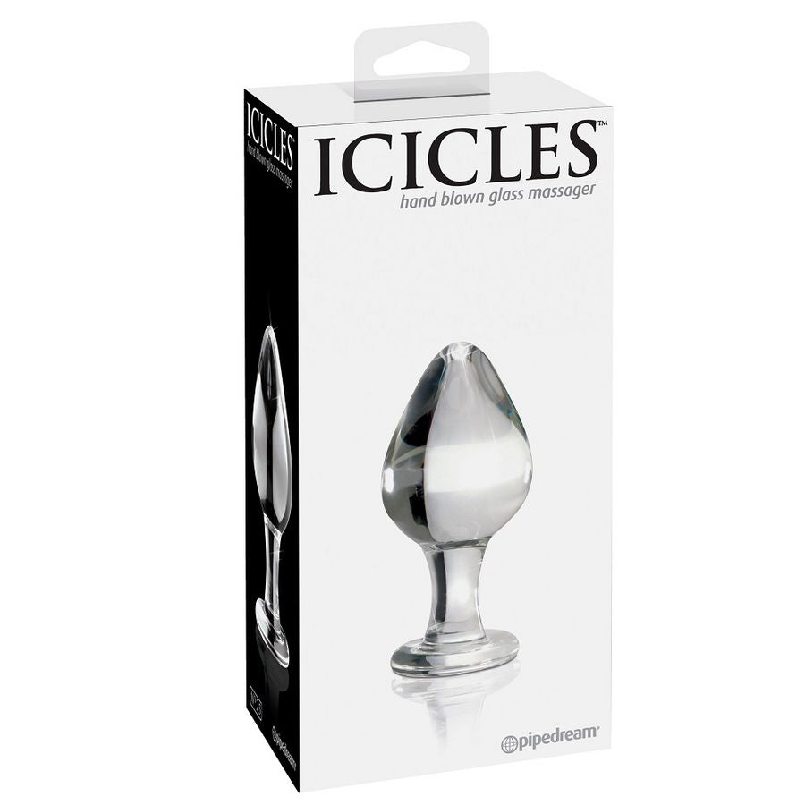 ICICLES PLUG ANAL DE VIDRO N. 25
