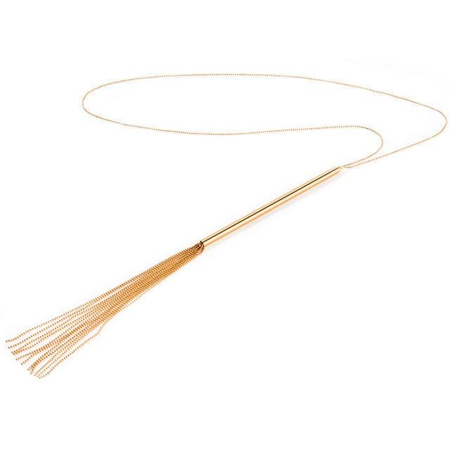 BIJOUX COLAR / CHICOTE DE CORRENTE DE METAL MAGNÍFICO