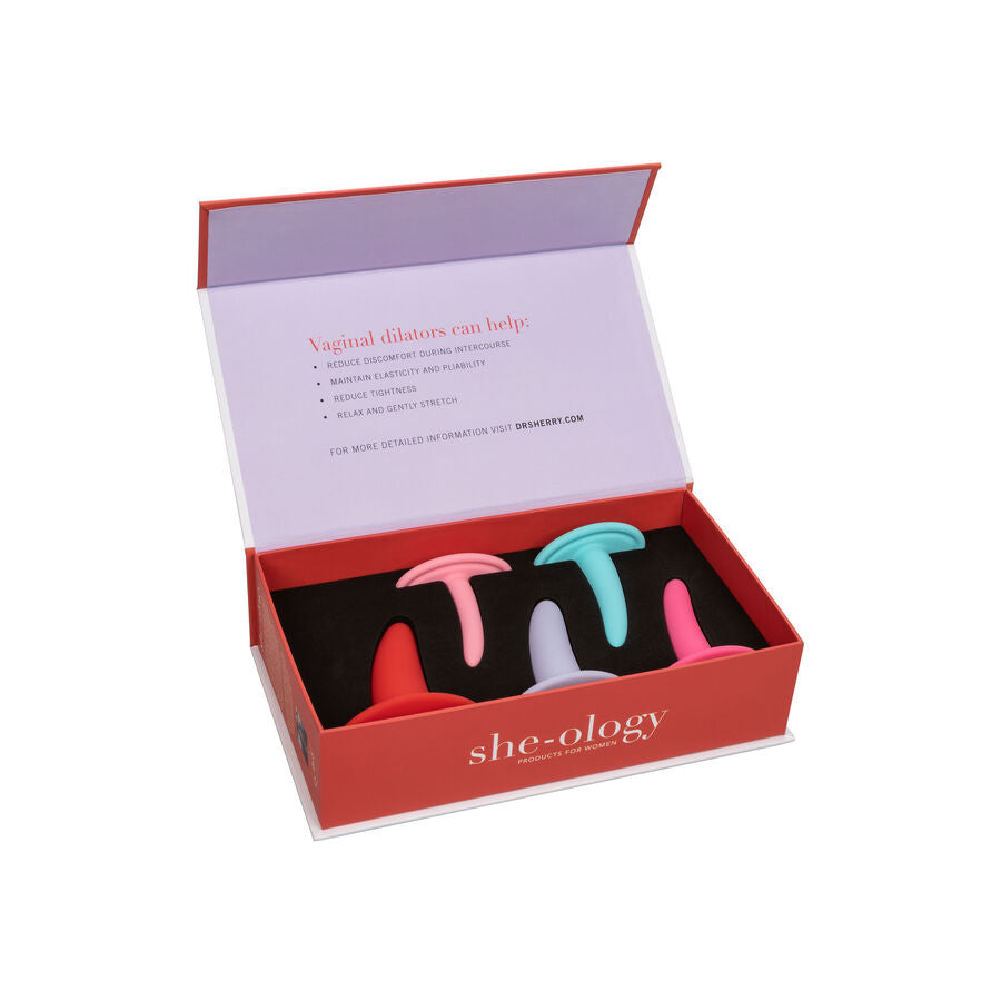 CALEXOTICS KIT 5 PCS DILATADORES VAGINAIS MULTICOLOR