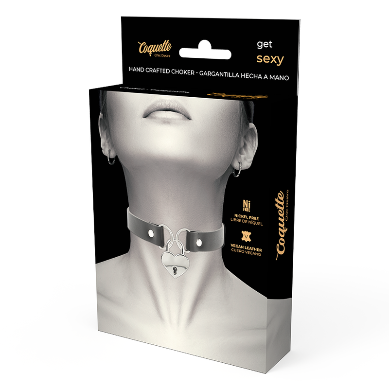 COQUETTE CHIC DESIRE GARGANTILHA DE CORAÇÃO COM CHAVE