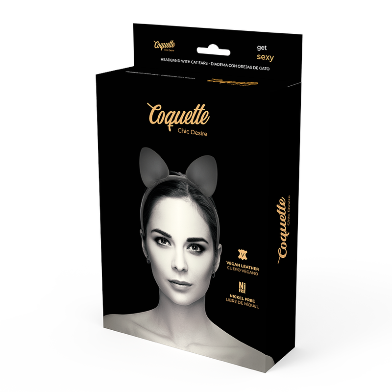 COQUETTE CHIC DESIRE TIARA COM ORELHAS DE GATO