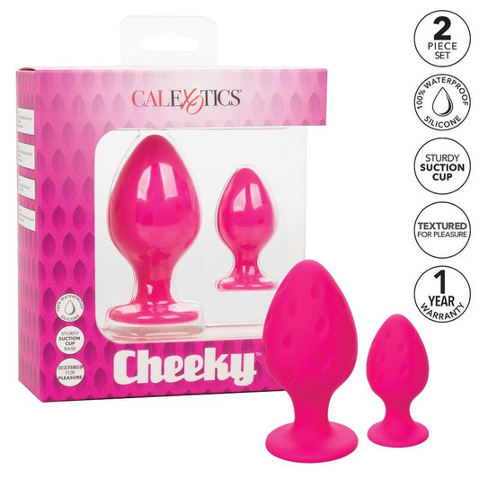 CALEXOTICS CONJUNTO PLUG CHEEKY ROSA
