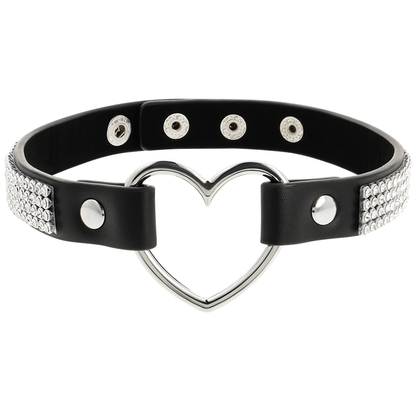 COQUETTE CHIC DESIRE GARGANTILHA DE COURO VEGANO CORAÇÃO